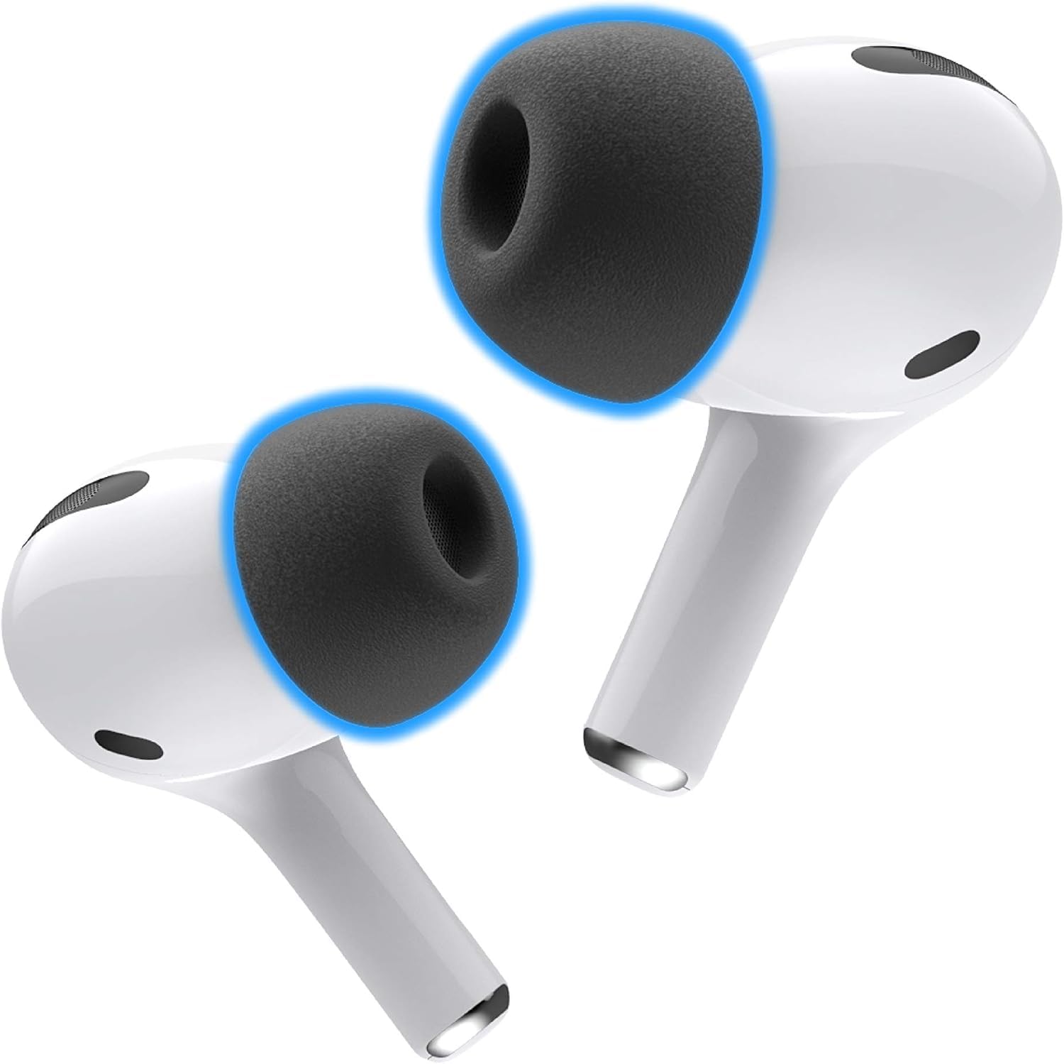 Foam Masters Memory Foam Ear Tips for AirPods Pro 3rd Gen (2025) Only | Comfortable | Secure | Better Noise Cancellation | Version 3.0 Replacement Buds, (Medium - 3 Pairs, Black)-image-35