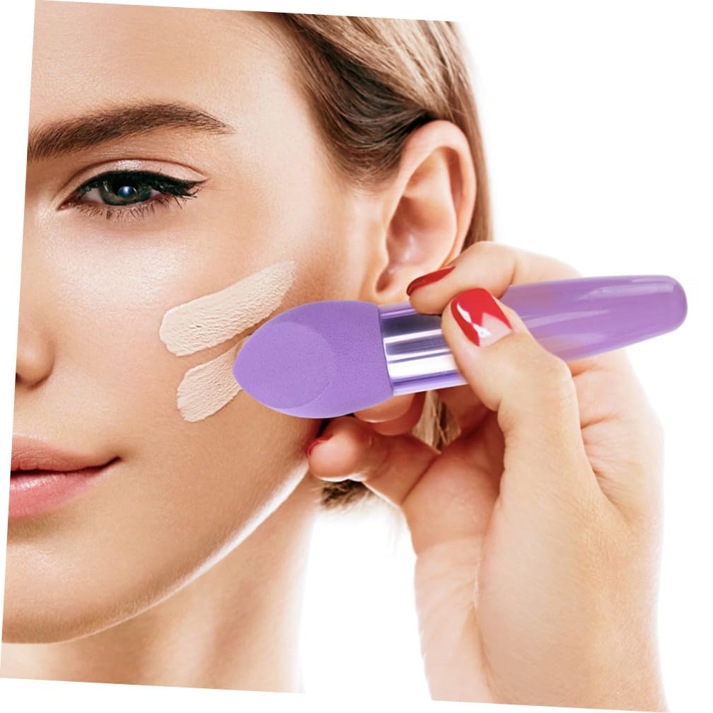 GANAZONO 6 Stück Makeup Schwämme in Stiftform Tragbare Kosmetikpinsel für Foundation Puder Concealer Hautfreundlich Praktisches Design für Reisen und Tägliches Makeup