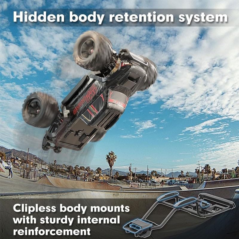 Image demonstrating the clip-less body retention system of the Supertruck.