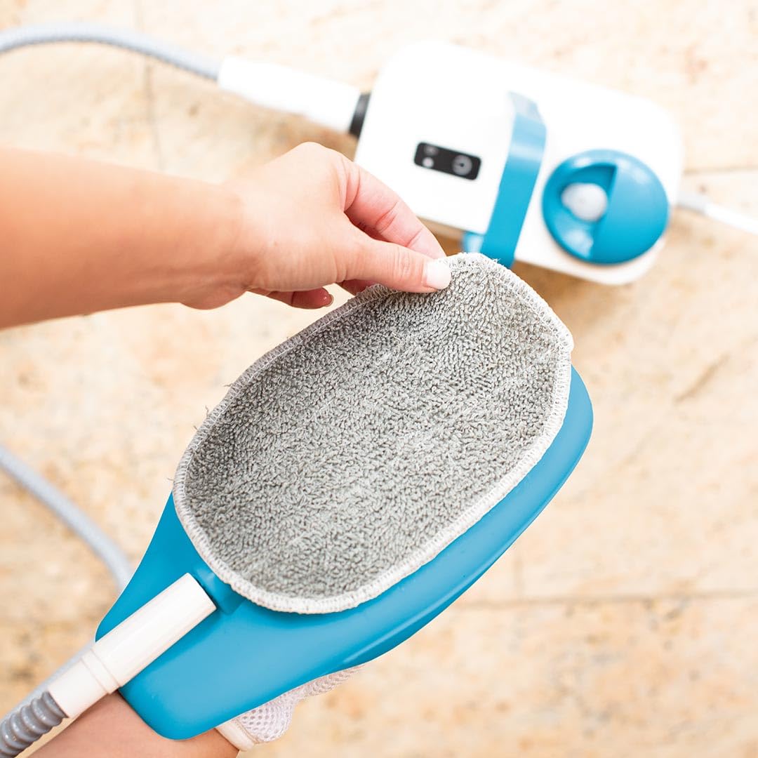 Livington SteamTouch - ergonomischer Handdampfreiniger - Dampfreiniger Handgerät gegen Schmutz, Gerüche, Keime, Bakterien - Reinigung für Küche, Bad, Polster - Steam Cleaner für hygienische Sauberkeit