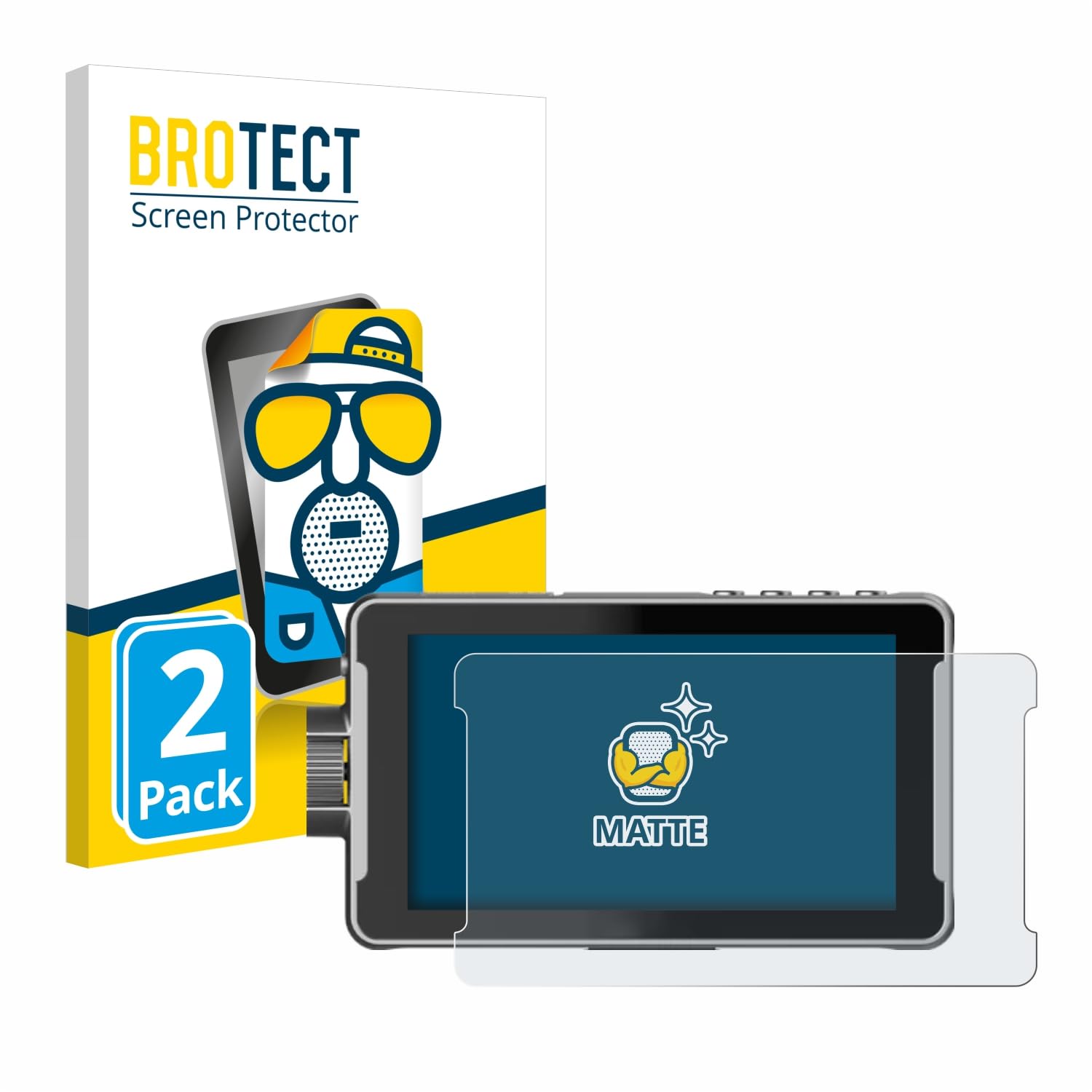 brotect Pellicola Vetro Opaca per Rollei Viltrox DC-X2 6 Protezione Schermo [Anti-Riflesso, Durezza 9H