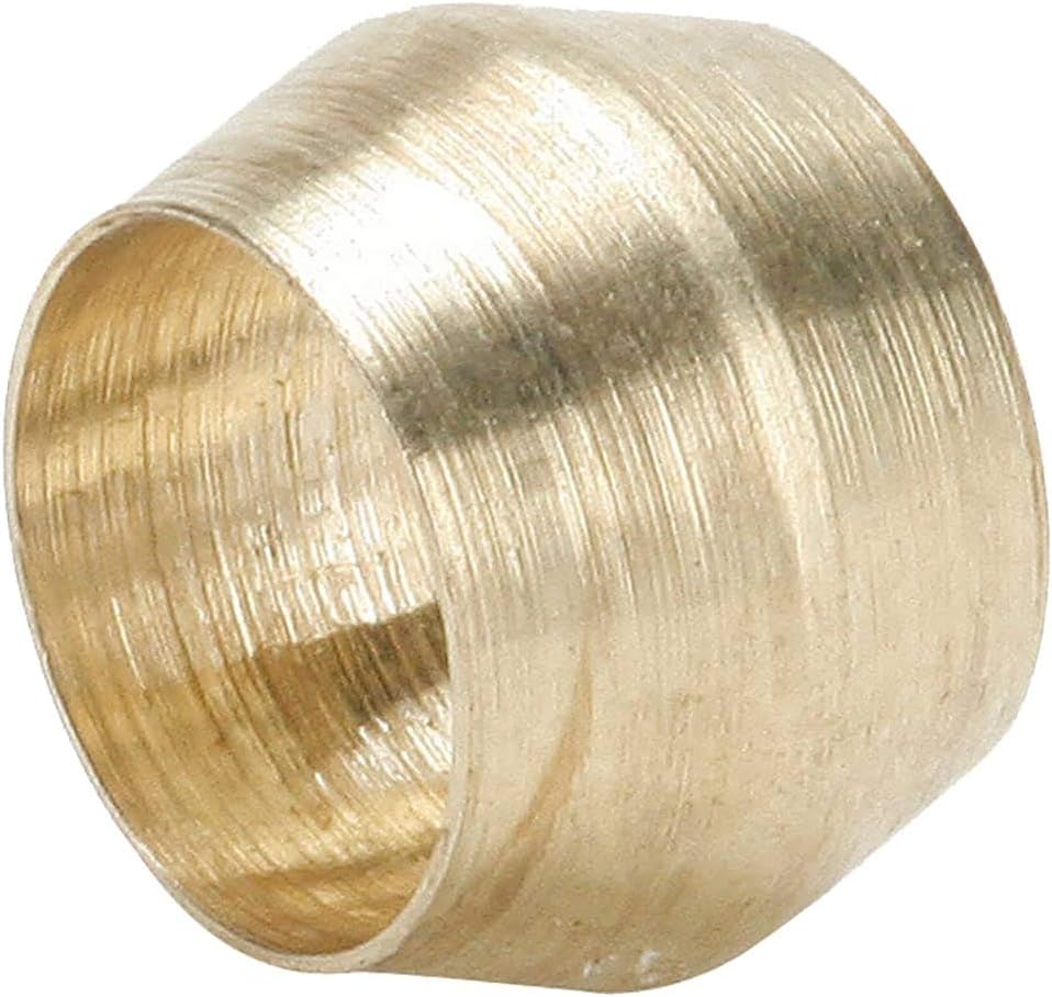 60C-5-pk20 Compression Fitting Sleeve, 5/16" Compression Tube, Brass (Pack of 20)