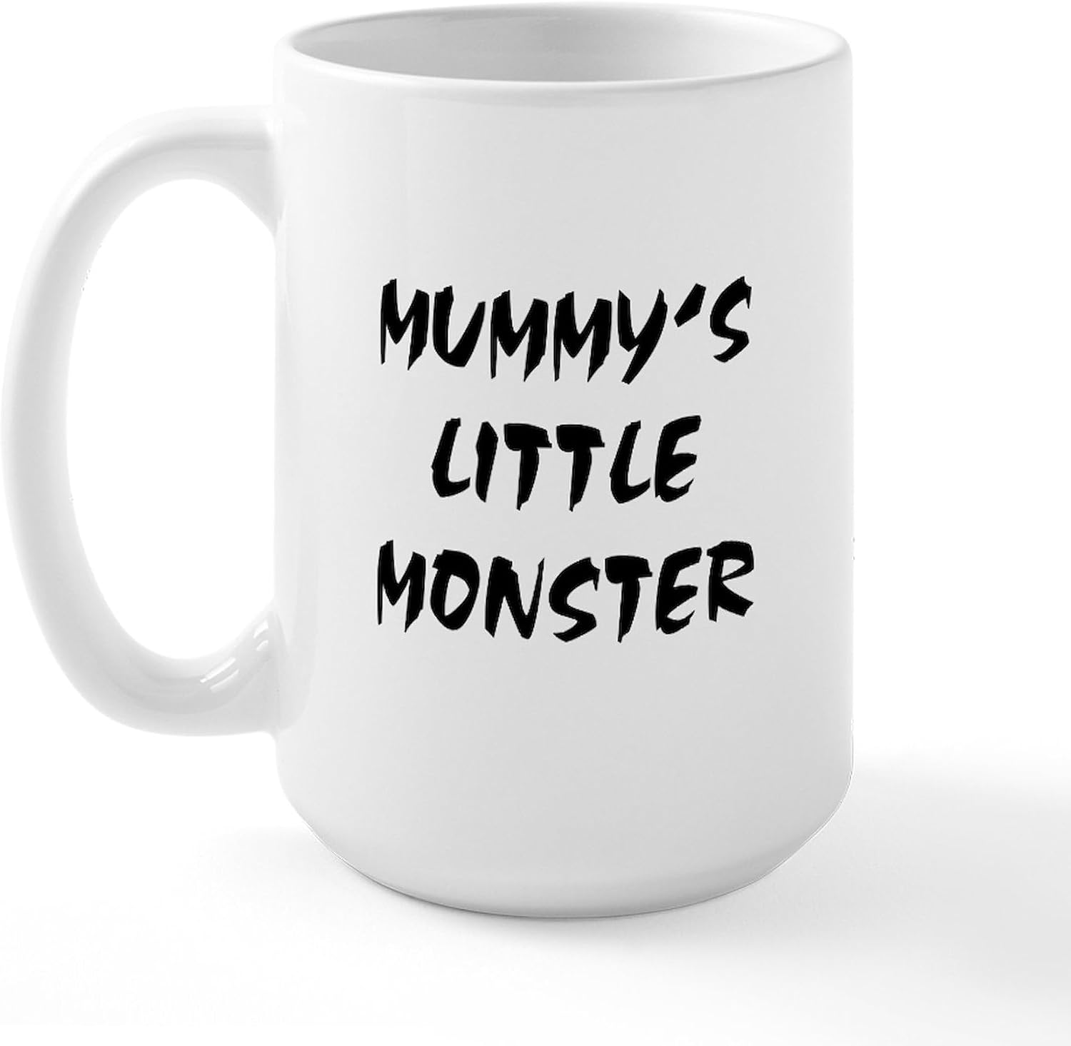 CafePress MUMMY's LITTLE MONSTER! Large Mug 15 oz (444 ml) Ceramic Coffee Mug