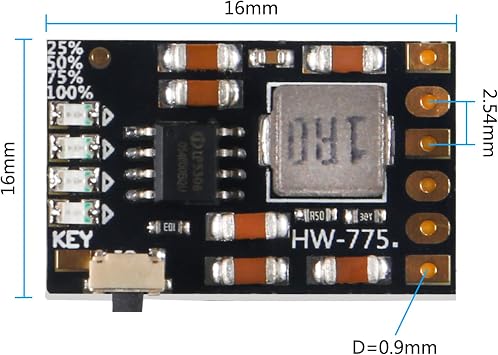 10pcs 2A 5V Charge Discharge Integrated Module 3.7V 4.2V Lithium Battery Boost Mobile Power Protection DIY Electronic PCB Board Module