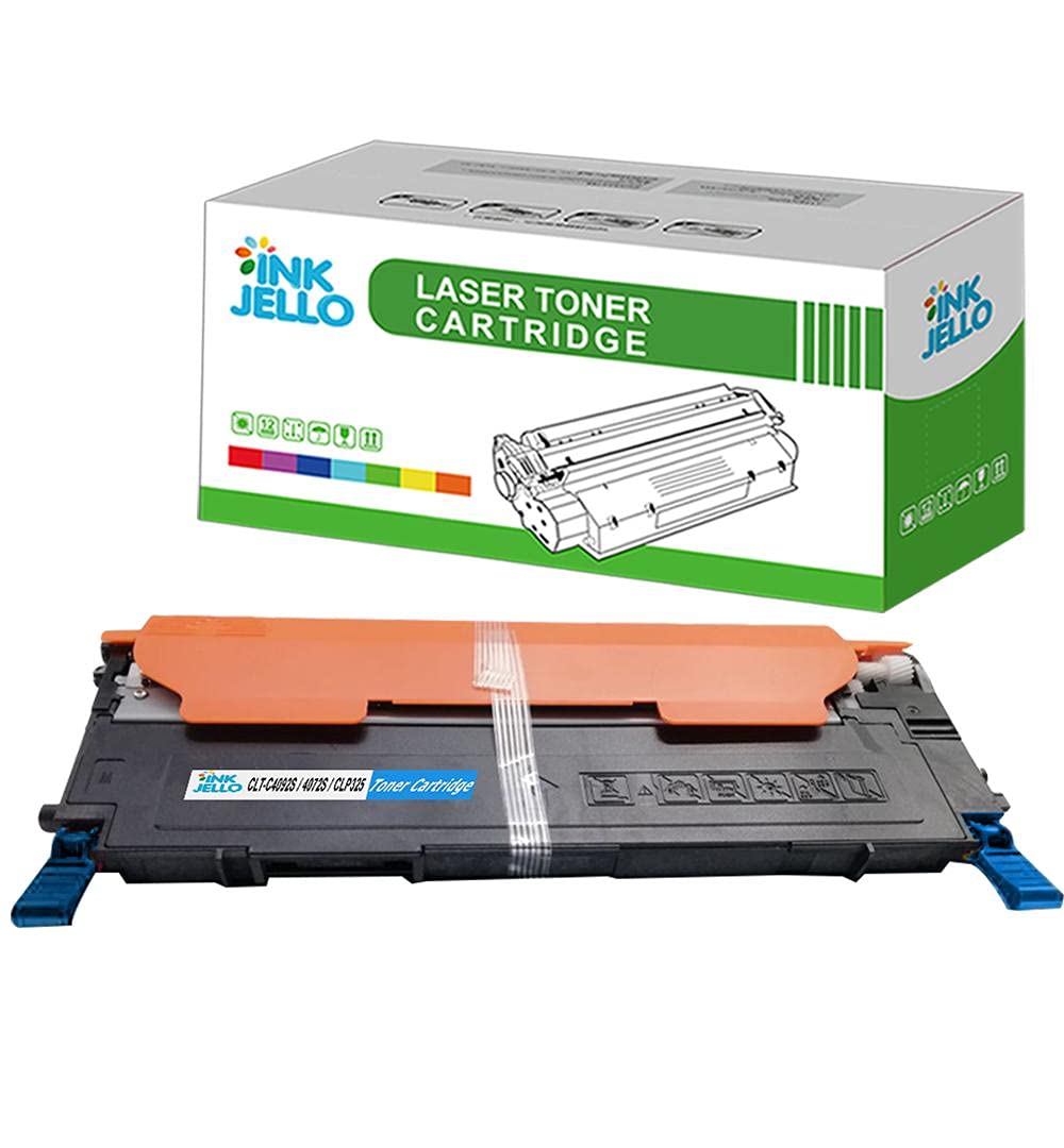 InkjelloCompatible Toner Cartridge Replacement for Samsung CLP-320 CLP-320N CLP-325 CLP-325W CLX-3180 CLX-3180FN CLX-3180FW CLX-3185 CLX-3185FN CLX-3185FW CLX-3185N CLT-C4072S (Cyan, 1-Pack)