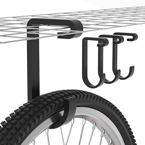 Ganchos gruesos para estantes de almacenamiento superiores, ganchos de garaje para techo, gancho de almacenamiento adicional para estante de techo