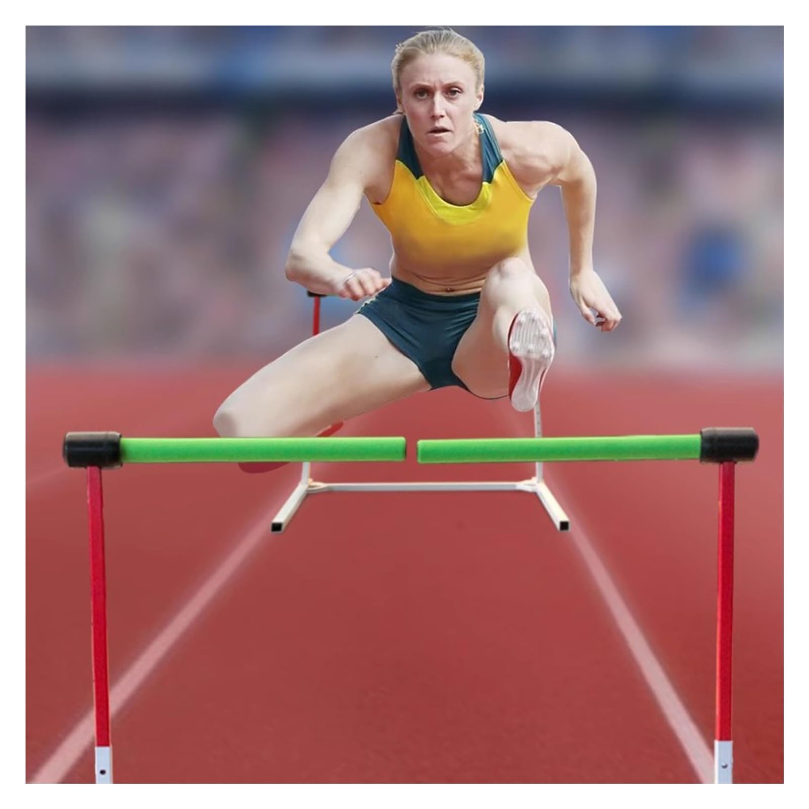 Haies d'entraînement d'agilité et matériel d'obstacles portable pour vitesse et athlétisme