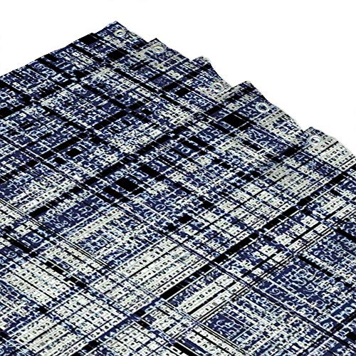Rideau de douche géométrique gris 183x183 cm en polyester imperméable pour baignoire de salle de bain - 4