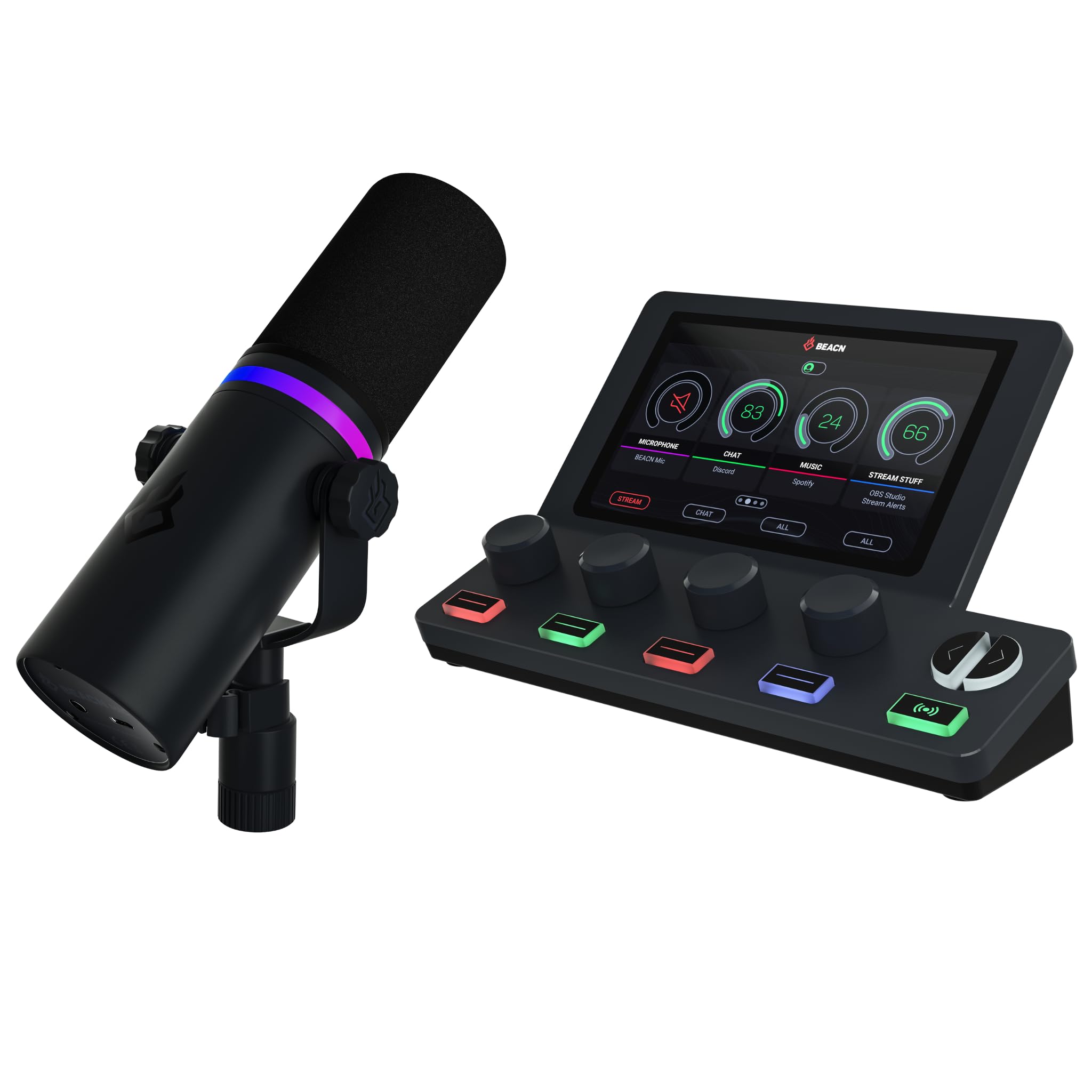 Amazon.com: BEACN Dark Microphone and Mix Create Bundle | Gaming
