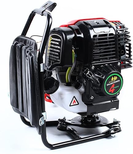 Miniatura 5 de Vibrador de hormigón de 43 CC, mochila de 4.8 HP de 4 tiempos, vibrador de inserción portátil para eliminar burbujas de aire, nivelar y mezclar