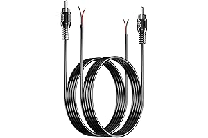 RCA Female to Speaker Banana Male Plug Adapter for Audio Amplifiers