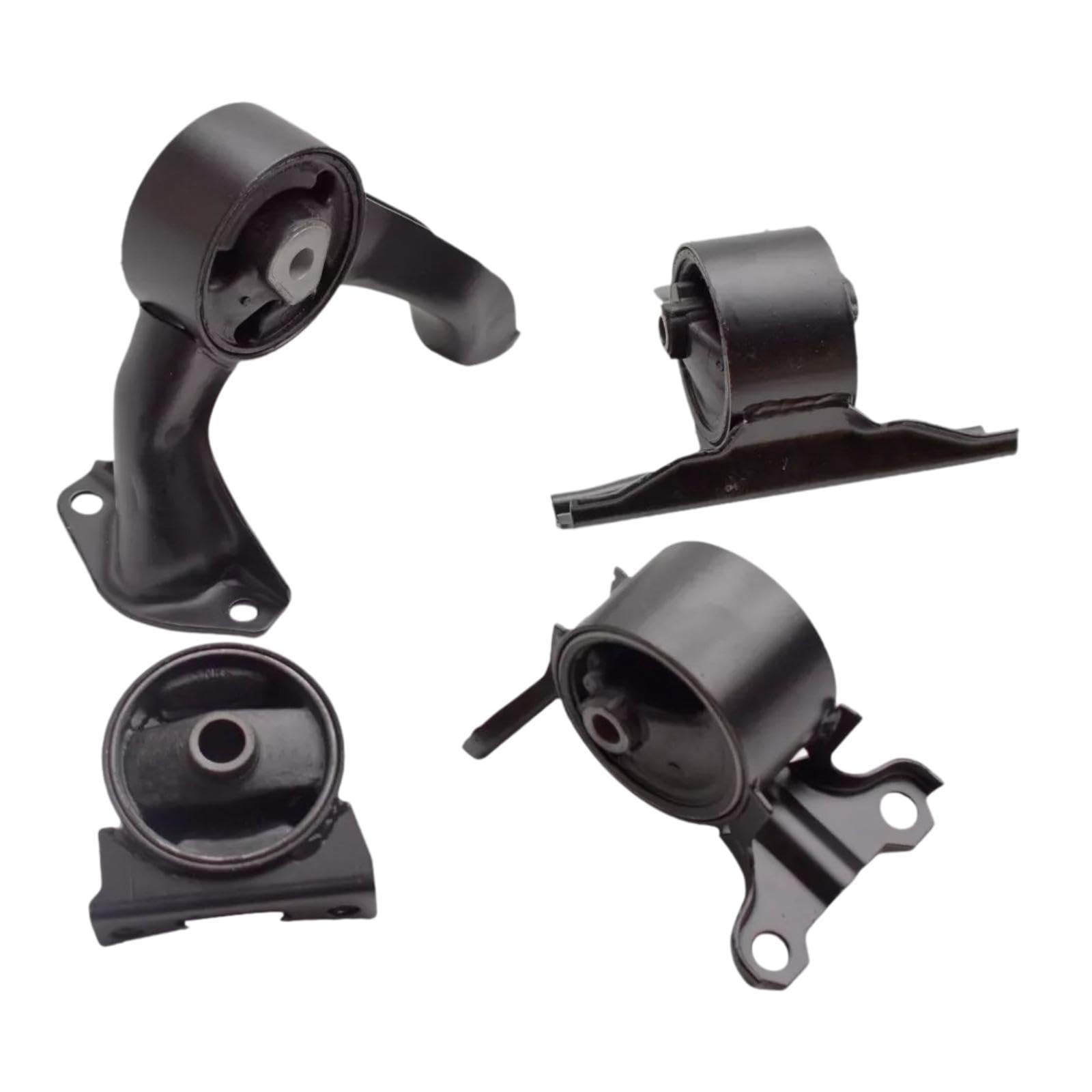 4 Pezzi Supporto Motore Staffa Motore Cambio Kit Staffa Trasmissione Realizzato in Metallo Installazione Pratica Adatto per Meccanici Officina Ricambi
