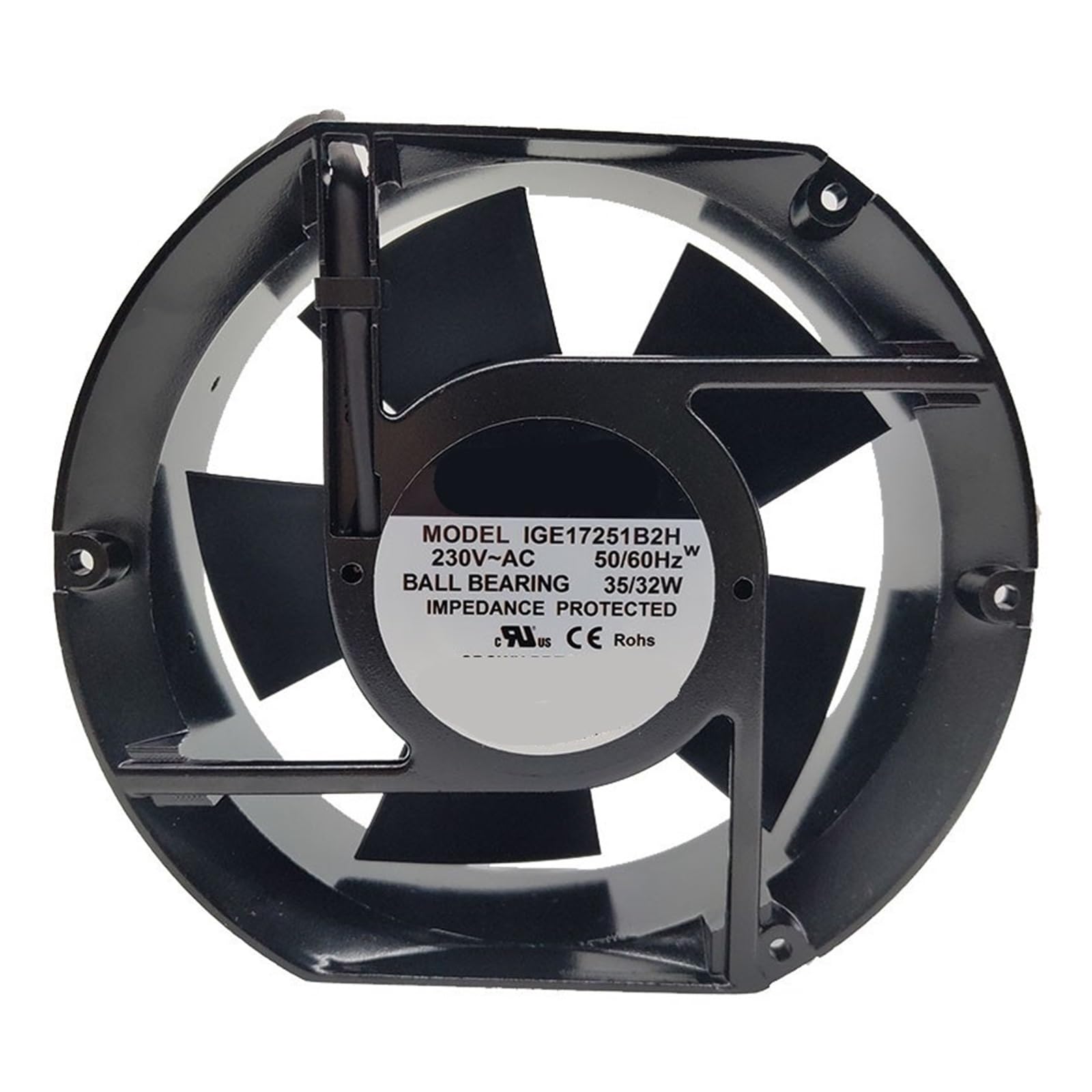 OKEWGHFL IGE17251B2H 230VAC 35/32W 17251 172 * 51mm COOLING FAN