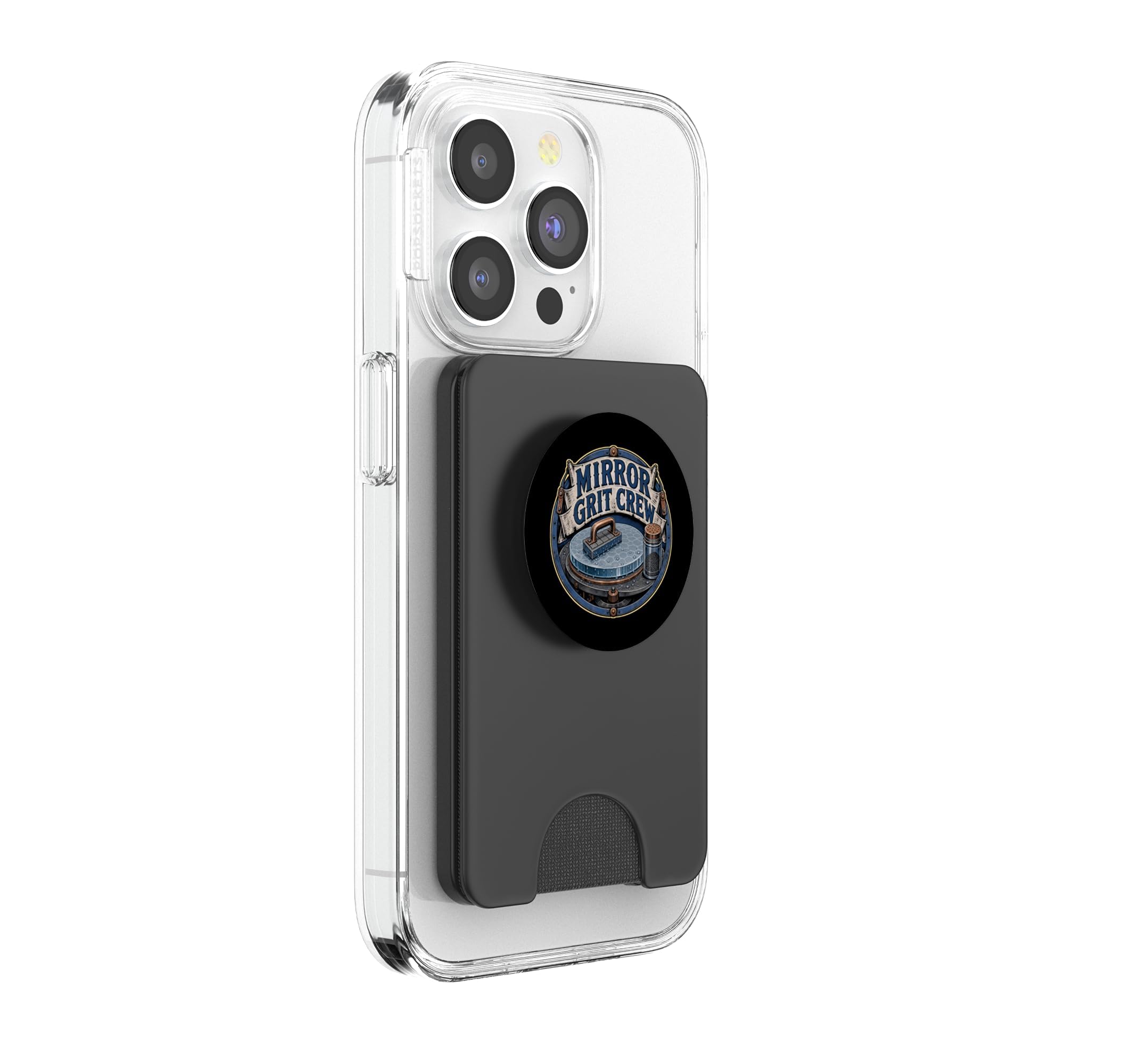 Mirror Grit Crew Espejo de telescopio Taller PopSockets PopWallet para MagSafe