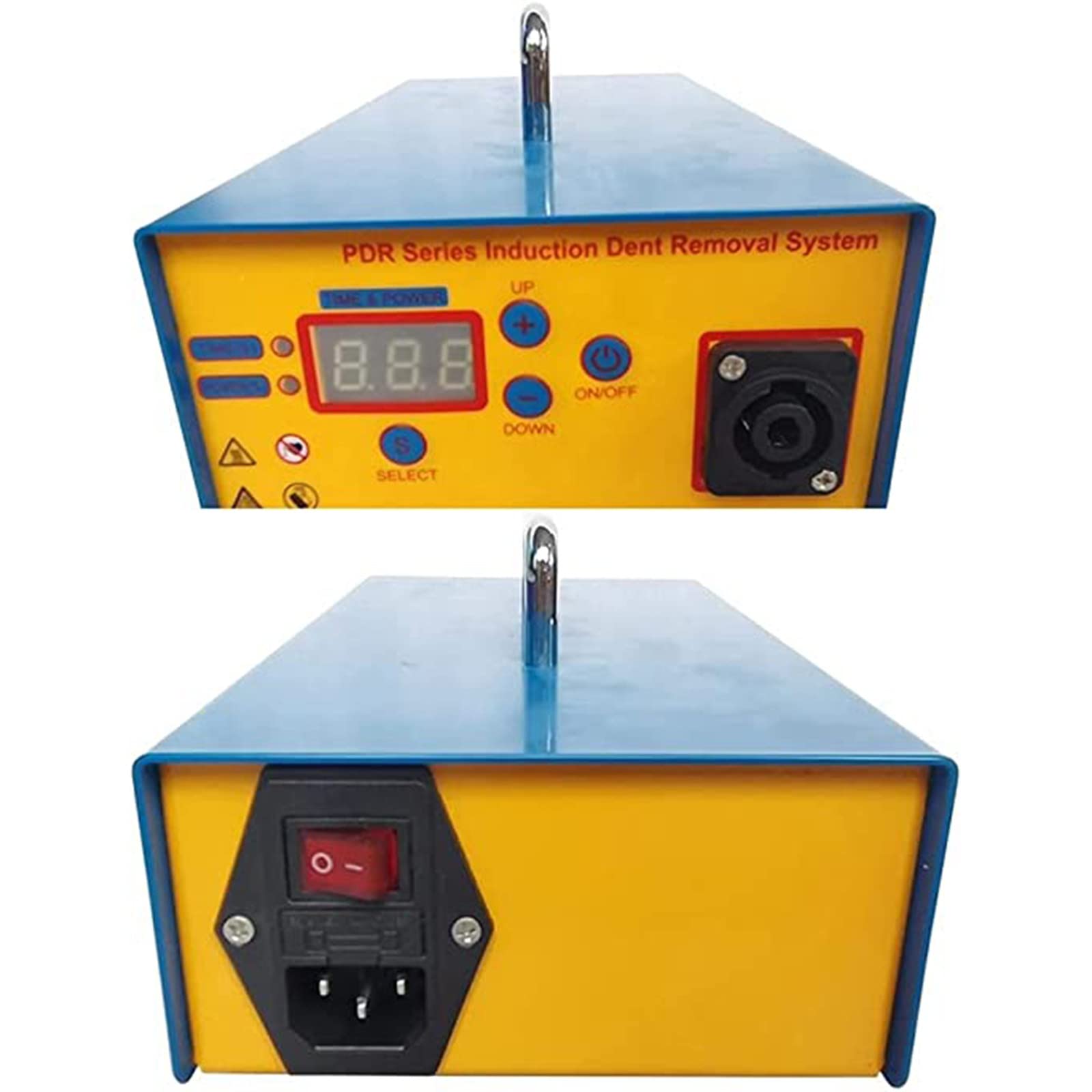 Strumento di riparazione per ammaccature a induzione elettromagnetica per riscaldatore a induzione per automobili, strumento per riparare ammaccature per danni al corpo per rimuovere le ammaccature