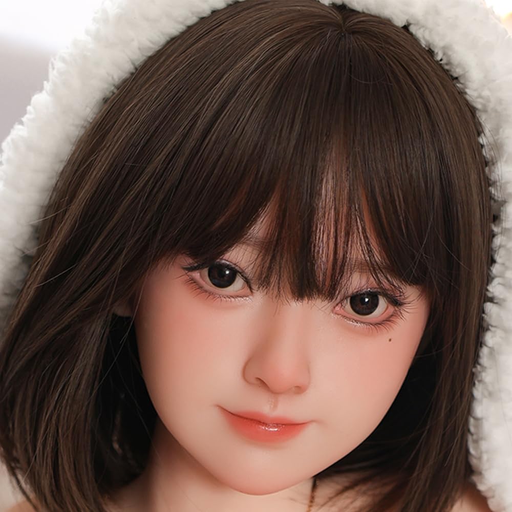 Amazon.co.jp: ドールの頭のみ ヘッド単体 シリコン製ドールHead