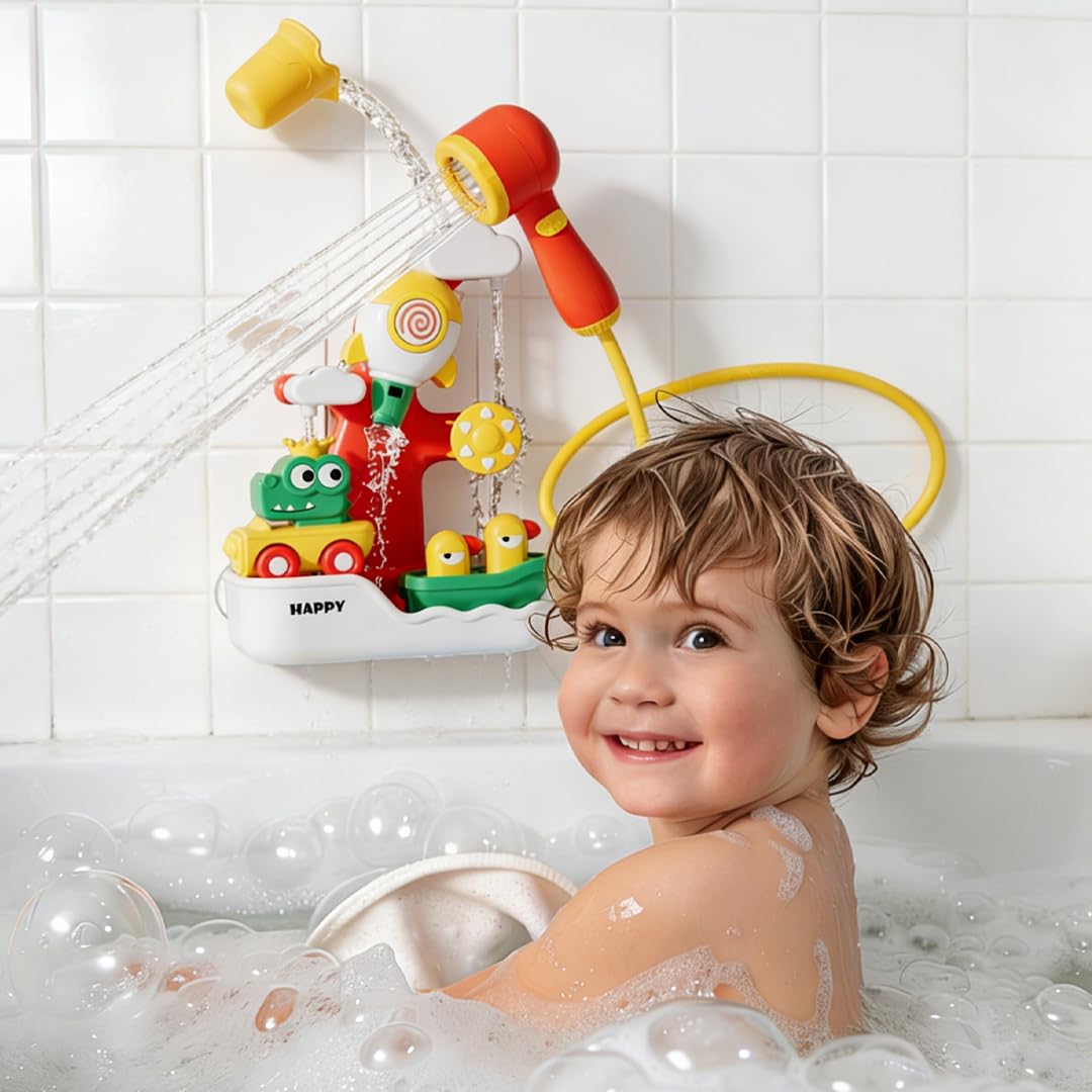 LUKIUP Jouet Bain Cascade Interactif Conception Fusée