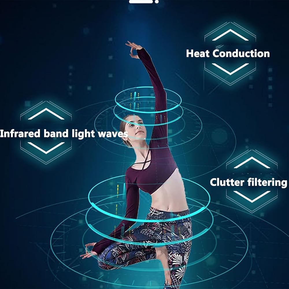 Strumento per terapia del calore cellulare con onde luminose a fascia, temperatura regolabile, penetrazione di 15-20 cm, ioni negativi, per riparazione cellulare