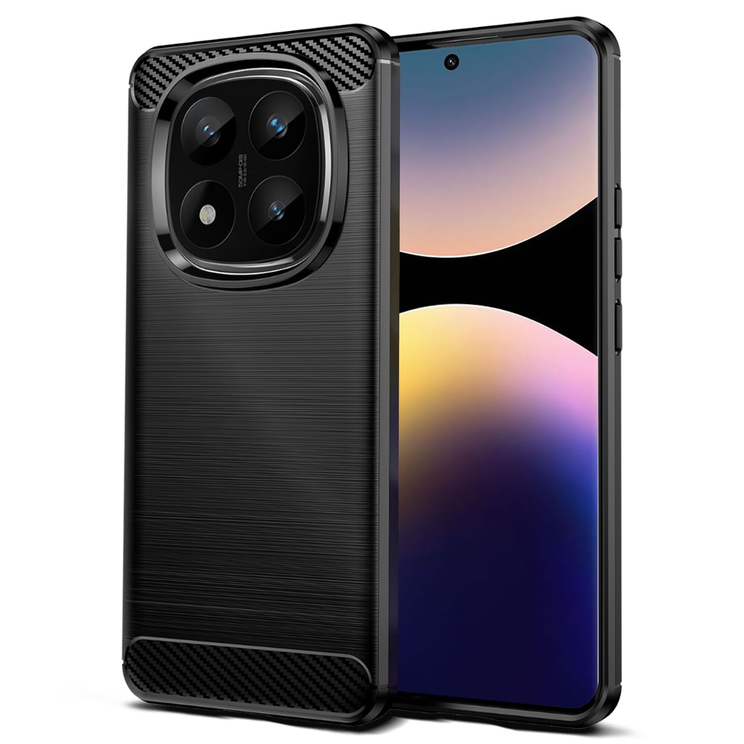 Anoowkoa Custodia Cover per Xiaomi Redmi Note 12 Pro+/Pro Plus 5G CASE, Ultra Sottile Morbido TPU Silicone Antiurto Protettiva Case Custodia con Assorbimento degli Urti e Anti-Graffio - Nero