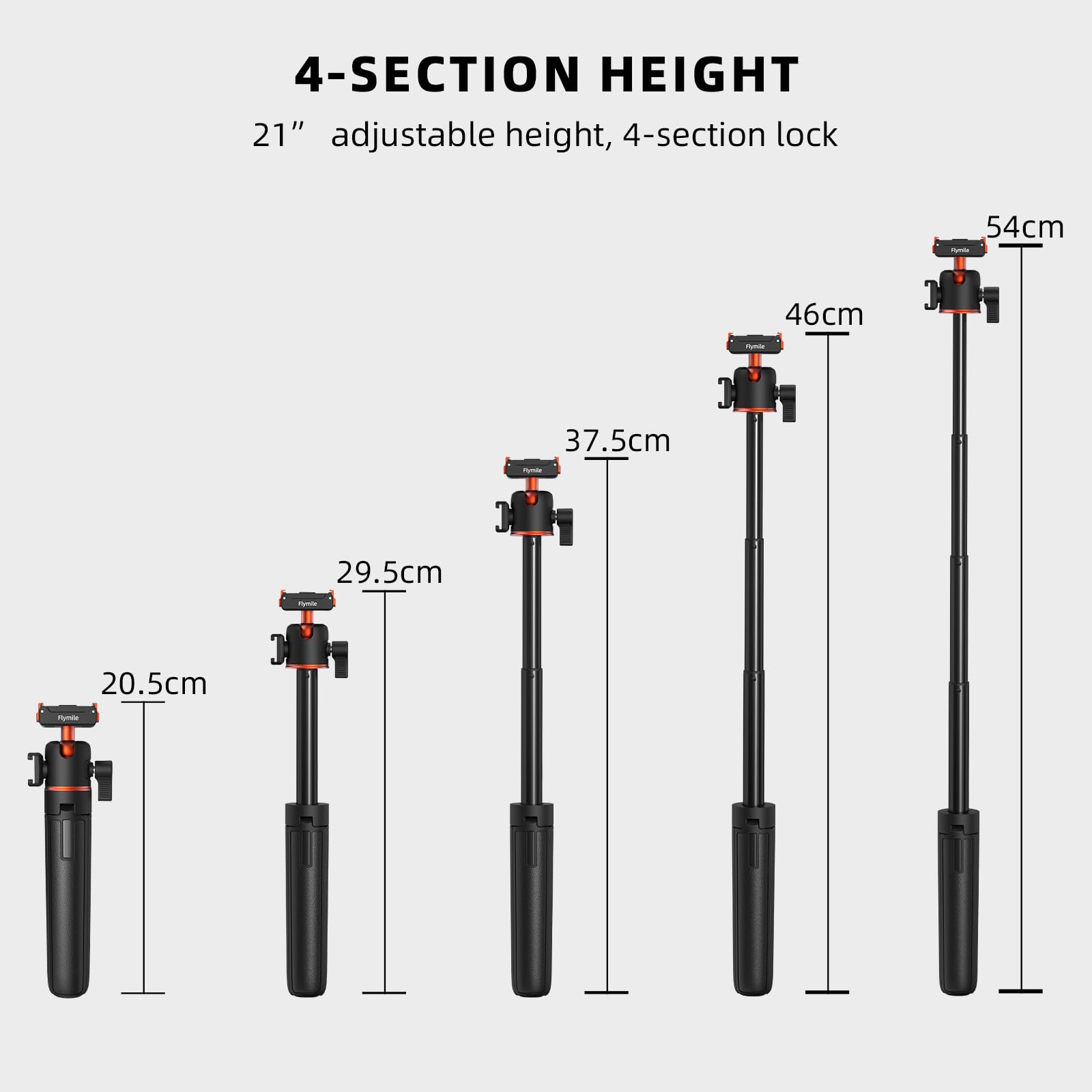 Amazon.com : BRDRC Action 5 Pro Tripod Accessories, 21” Extension