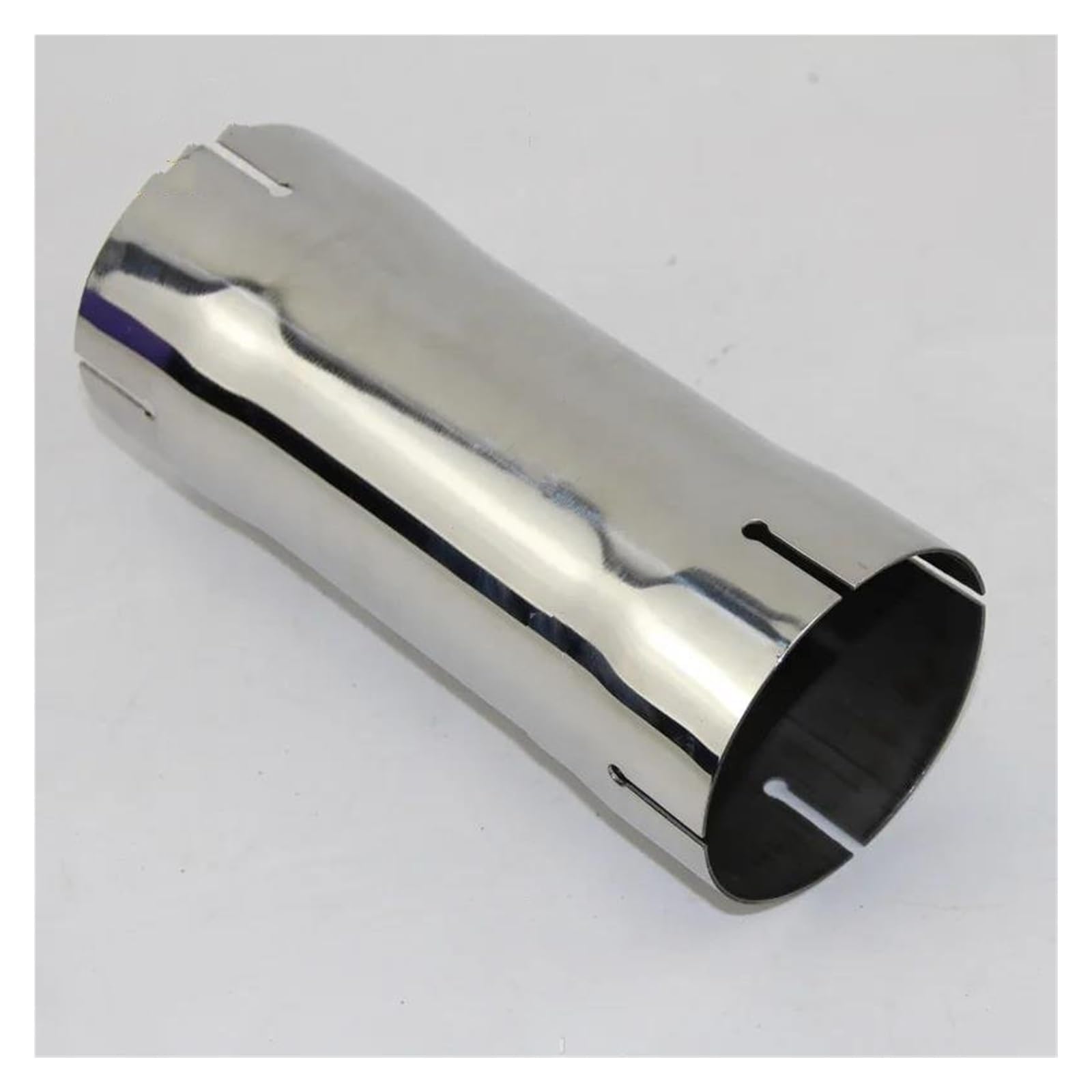 Tubo Scappamento Gli Accessori Per Auto Manicotto Universale In Acciaio Inossidabile 304 Silenziatore Per Tubo Espanso Connettore Calibro 54mm 66mm 73mm 80mm 4 Slot Silenziatore(73mm-70mm-73mm)