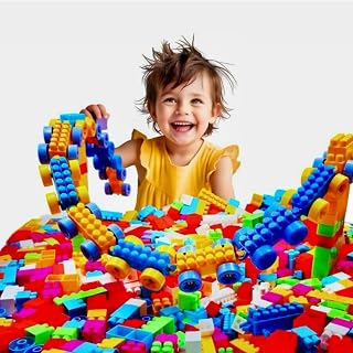 ARIZON Building Blocks Set for Kids, 75 Pcs, Educational Creative Puzzle Game for Children, Boys & Girls, Learning Toy for Kids, Multicolor, DIY Puzzle, Games Toys (TOY-BLOCK-75-MULTI)
