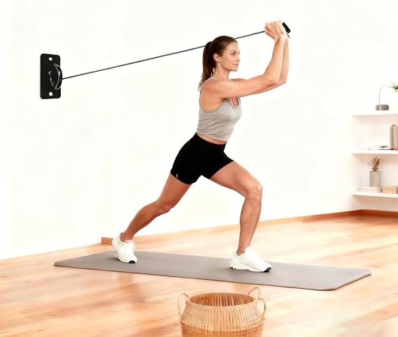 4 Pcs Resistance Bands Door Anchor, Battle Rope Anchor, Ceiling Hooks Heavy Duty, Wall Mount Bracket for Strength Training, Yoga, Home Gym
