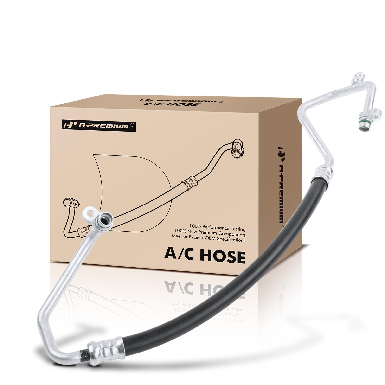 A-Premium A/C Discharge Line Hose Assembly Compatible with Mazda 3 2014-2018, 6 2014-2020, Compressor to Condenser