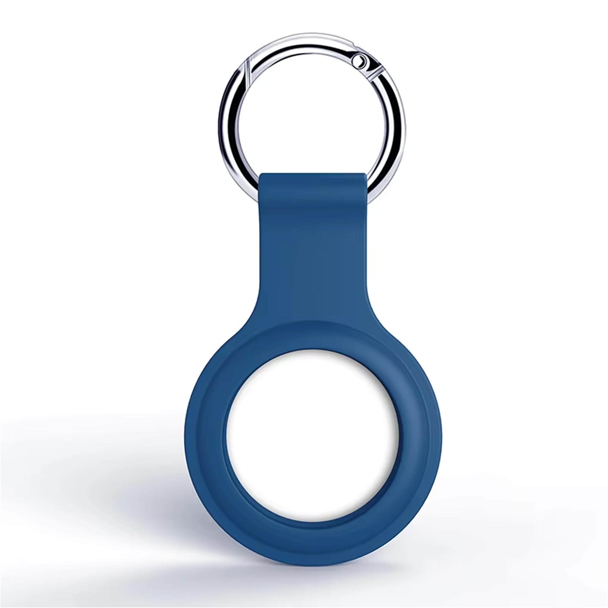 GENERIC Cartoon Silicone Key Ring SmartTag Bluetooth Tracker and Item Locator for Keys, Wallets, Luggage, Pets Compatible with AirTag 2021 (AirTags not Included) (Black) (Dark Blue)-image-36