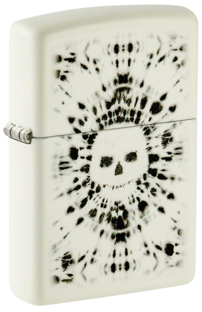 Zippo Glowing Skull Design Glow in The Dark Pocket Lighter