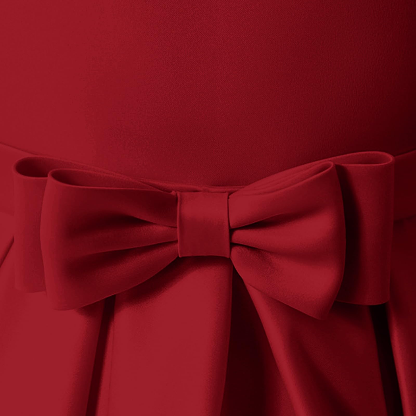Abito da ragazza con scollo quadrato e punto smock a maniche corte abiti midi da sposa formali per bambini bambini a trapezio a pieghe con volant gonne a pieghe per feste di compleanno eleganti gonne