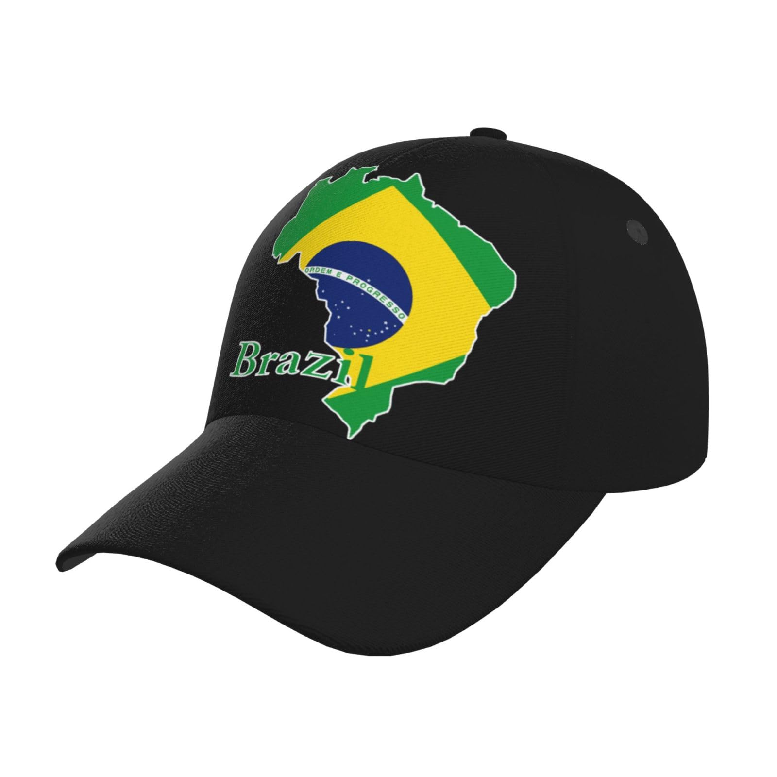 HACXZ Brazil Baseball Cap Brazilian Sun Hat Cute Cap Brazil Flag Baseball Hat for Cycling Hiking Gym