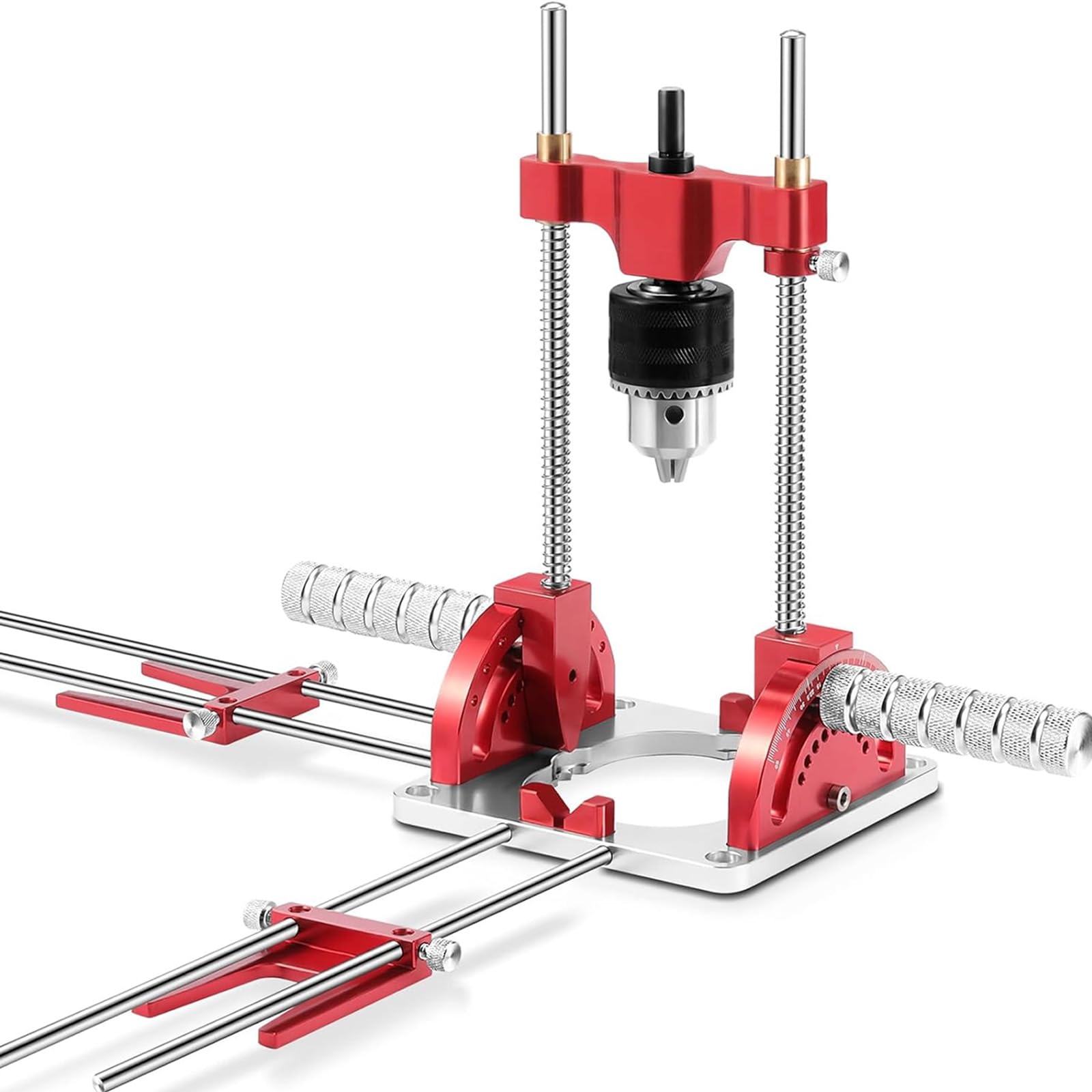 Posizionatore Per Trapano Regolabile, Guida Per Trapano Multi Angolo Guida Per Trapano Di Precisione Per Trapani Elettrici Da 1,5-13 Mm Guida Per Trapano Manuale Autocentrante