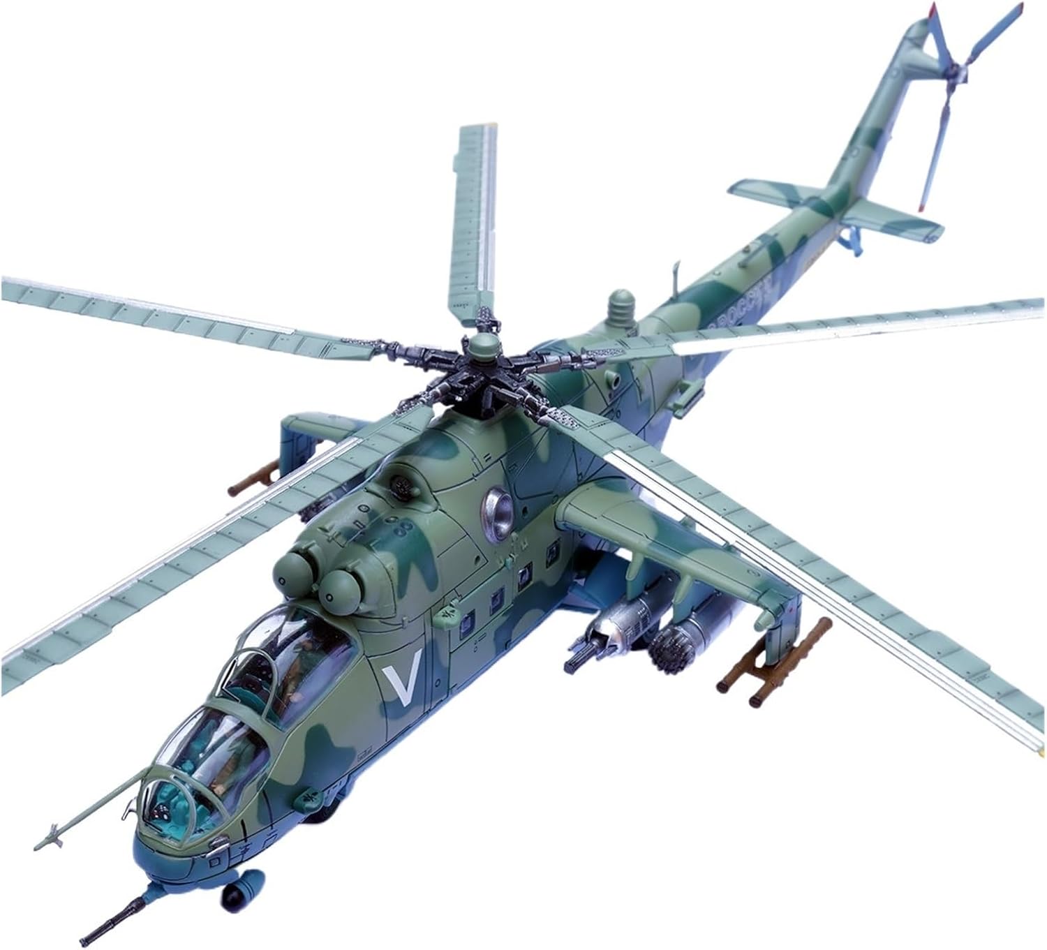 1/72 for MI-24V Hind Armed Helicopter Kyiv Raid 2022 Alloy Collectible Rare Aircraft Model Scale Metal Airplane