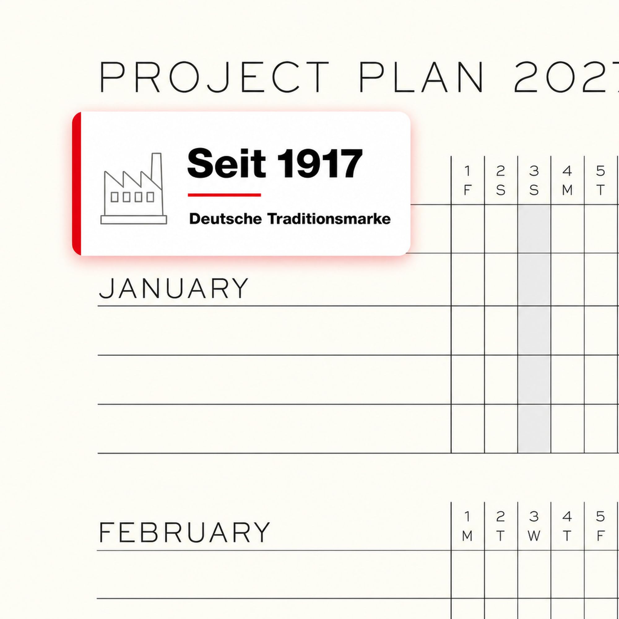 LEUCHTTURM1917 - Agenda settimanale e taccuino con copertina morbida, formato A5, 18 mesi, luglio 2026 - dicembre 2027, inglese, rosa antico