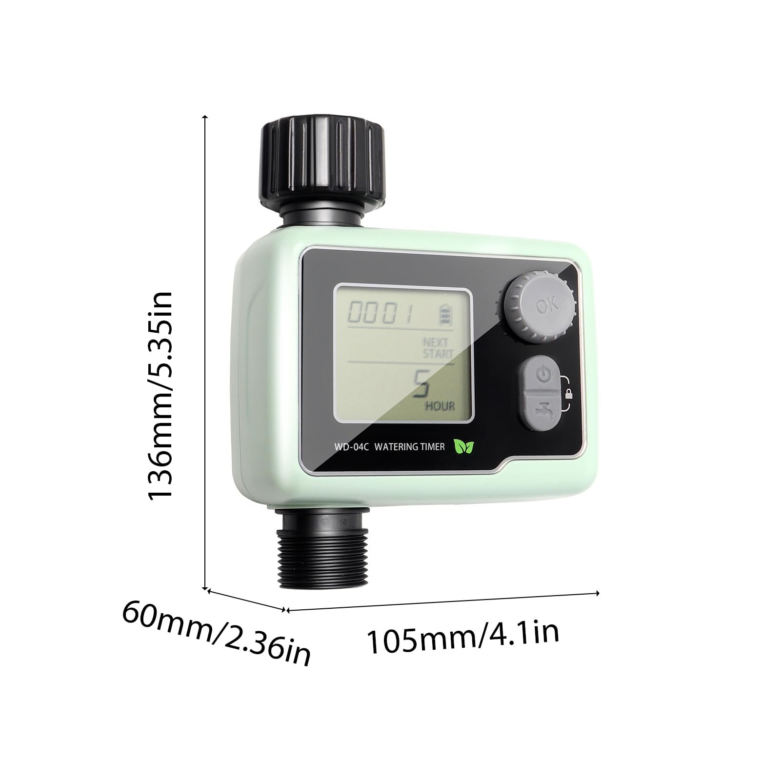 Timer per Acqua, Display LCD, Blocco Bambini, Ciclico