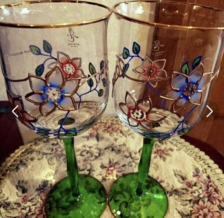 処分！ADERIA ルーマニア ワイングラス 9000円、和包丁5000円