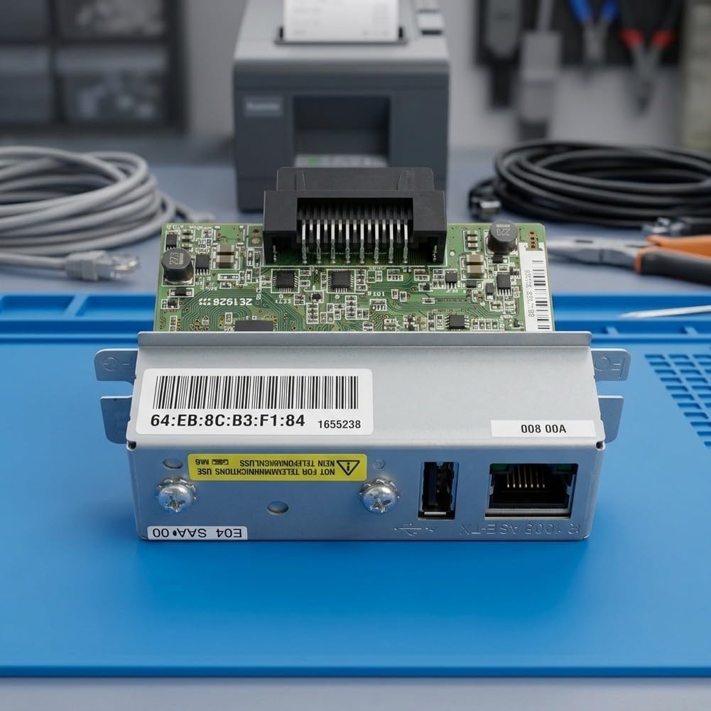 Carte Réseau UB-E04 100Mbps pour Imprimante TM-U220 H6000