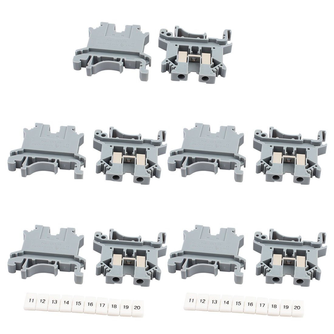 Aexit 10Pcs 2G11-F446 AC 500 V 2A H Sockel Fluoreszierende PL-Röhre