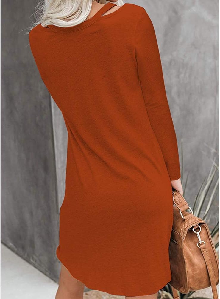 Shaoroua Womens V Neck Short Sleeve T Shirt Dress Summer Casual Draped Front Twist Midi Dresses At Amazon Women S Clothing Store Shaoroua Womens V Neck Short Sleeve T Shirt Dress Summer Casual Draped Front Twist Midi Dresses At Amazon Women S Clothing Store