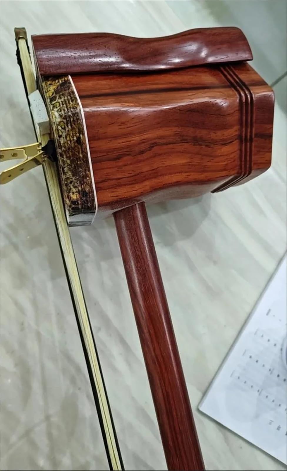 Erhu Débutants Erhu En Bois De Rose (instrument Chinois À Deux Cordes) Instrument Pratique Professionnel Pour Débutant/adulte