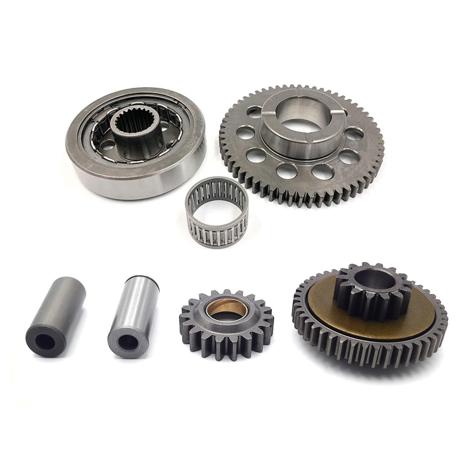 Sealed housing Fit for Zongshen ZS177MM ZS194MQ Engine Part Motorcycle NC250 NC450 Starter Clutch Double Gear Needle Roller Bearing Kit Shift housing(NC250 Full Set)