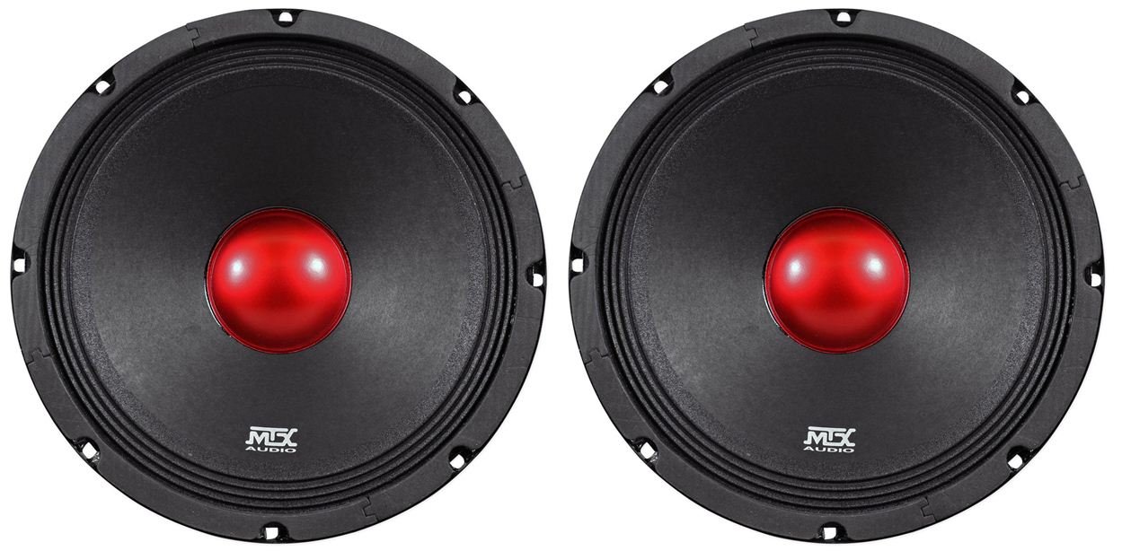 MTX Thunder RTX108 10 1000w 8-Ohm Mid-bass/Midrange Car/Pro Audio Speakers