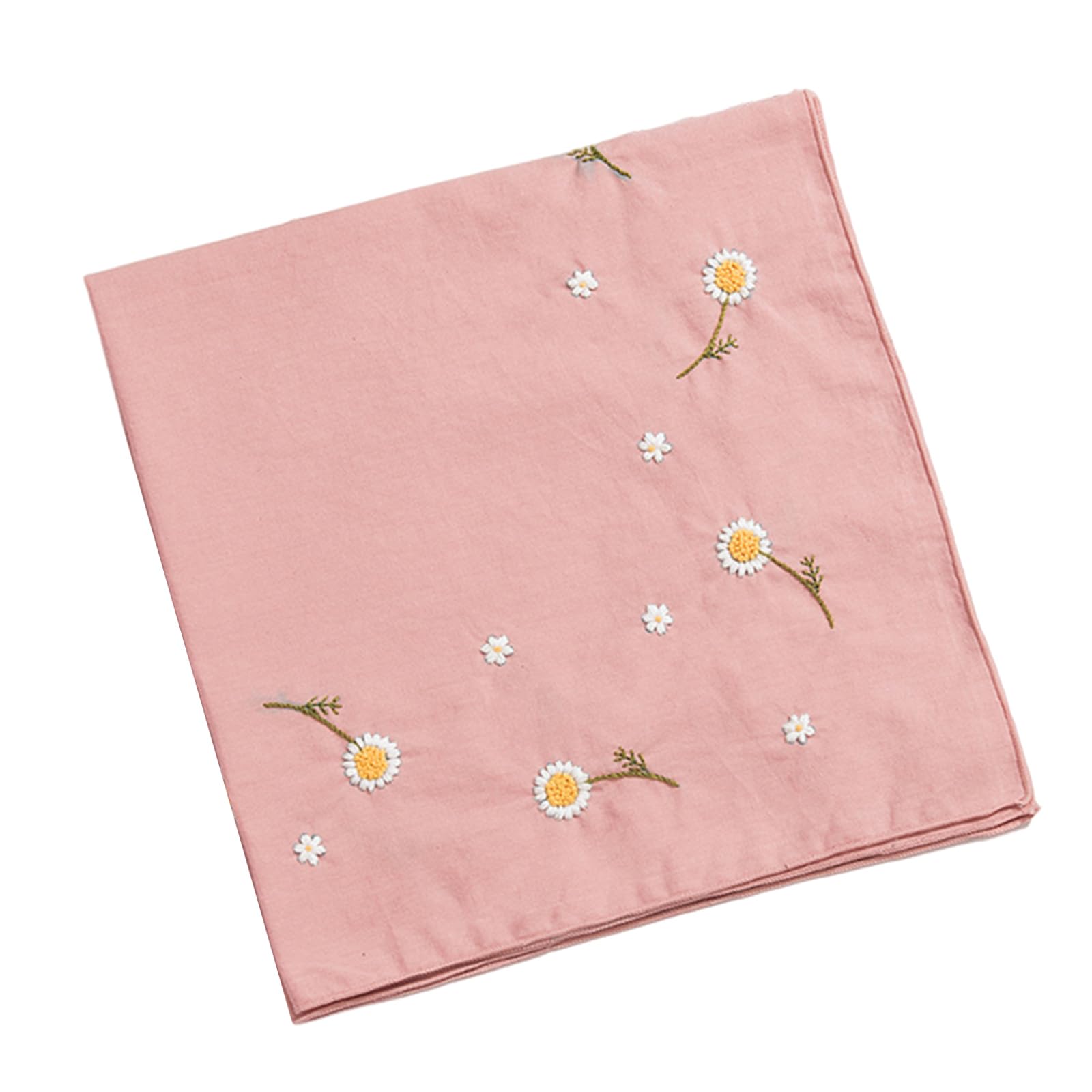 WLNEXT Handkerchief Embroidery Set for Kid Needlepoint, Including Pattern Instructions Yarn,Embroidery Needle Set