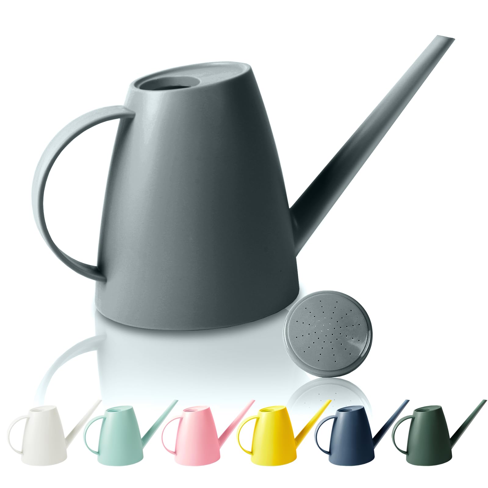 60 oz Watering Can, Small Watering Can for Indoor Plants with Long Spout