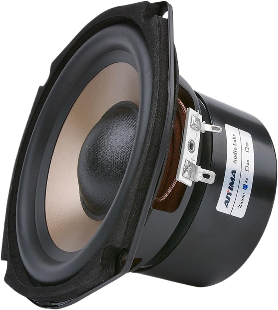 1Pcs 5.25 Inch Subwoofer Speaker 100W 4 8 Ohm Woofer Audio Speaker Bass Loudspeaker for 5.1 Home Amplifier Theater(8 Ohm 100W Speaker)