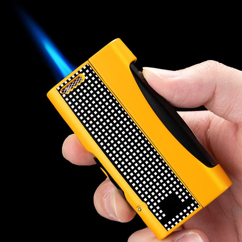 Encendedor para puros multifunción a llama directa resistente al viento miniatura 2