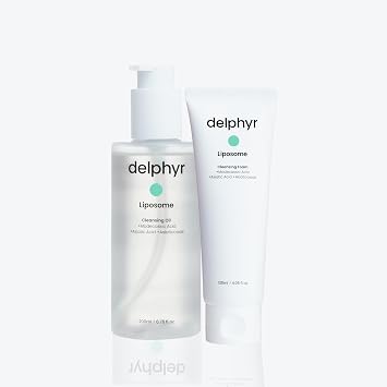 Double Cleanser Duo Liposomal Centella Cleansing Oil & Coffee Powder Pore-Deep Cleansing Foam Gentle Yet Powerful Korean Skincare 200 ml + 120 ml