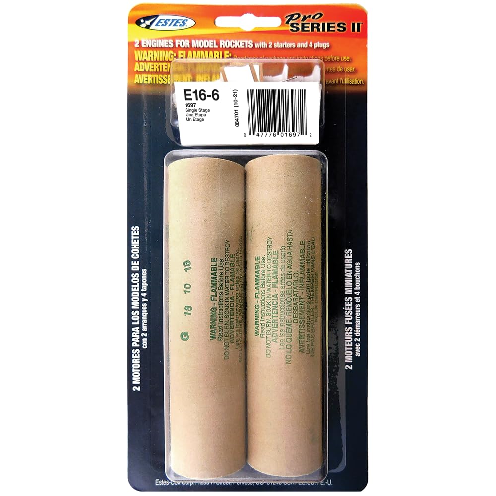 EST1697 E16-6 29mm PS-II ENGINE (2/PACK) by Estes