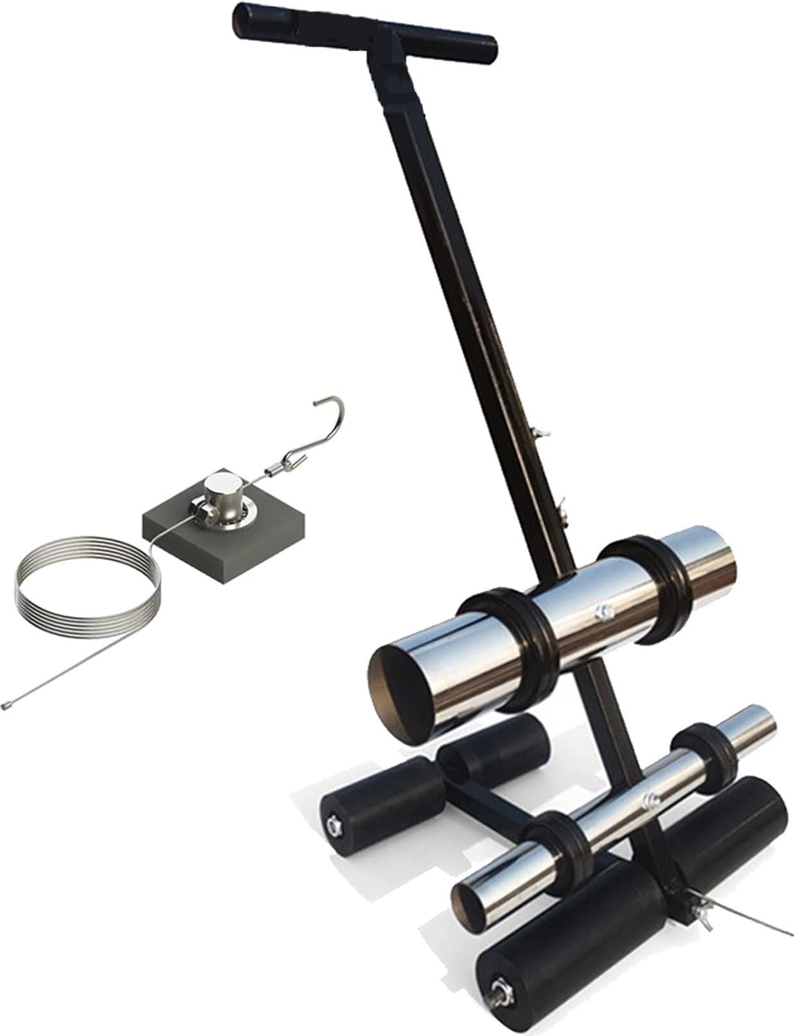 Manual Floor Tape Applicator with Circle Kit, Basketball Court & Parking Lot Marking Machine for Concrete/Asphalt